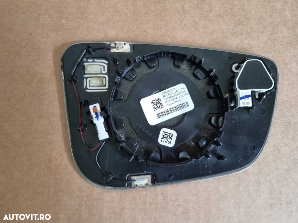 Sticla oglinda cu asistenta si heliomata stanga BMW G20 G21 originala - 3