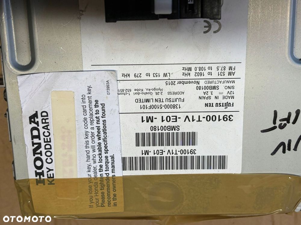 honda cr-v iv radio navi lift 15-17 r. - 4