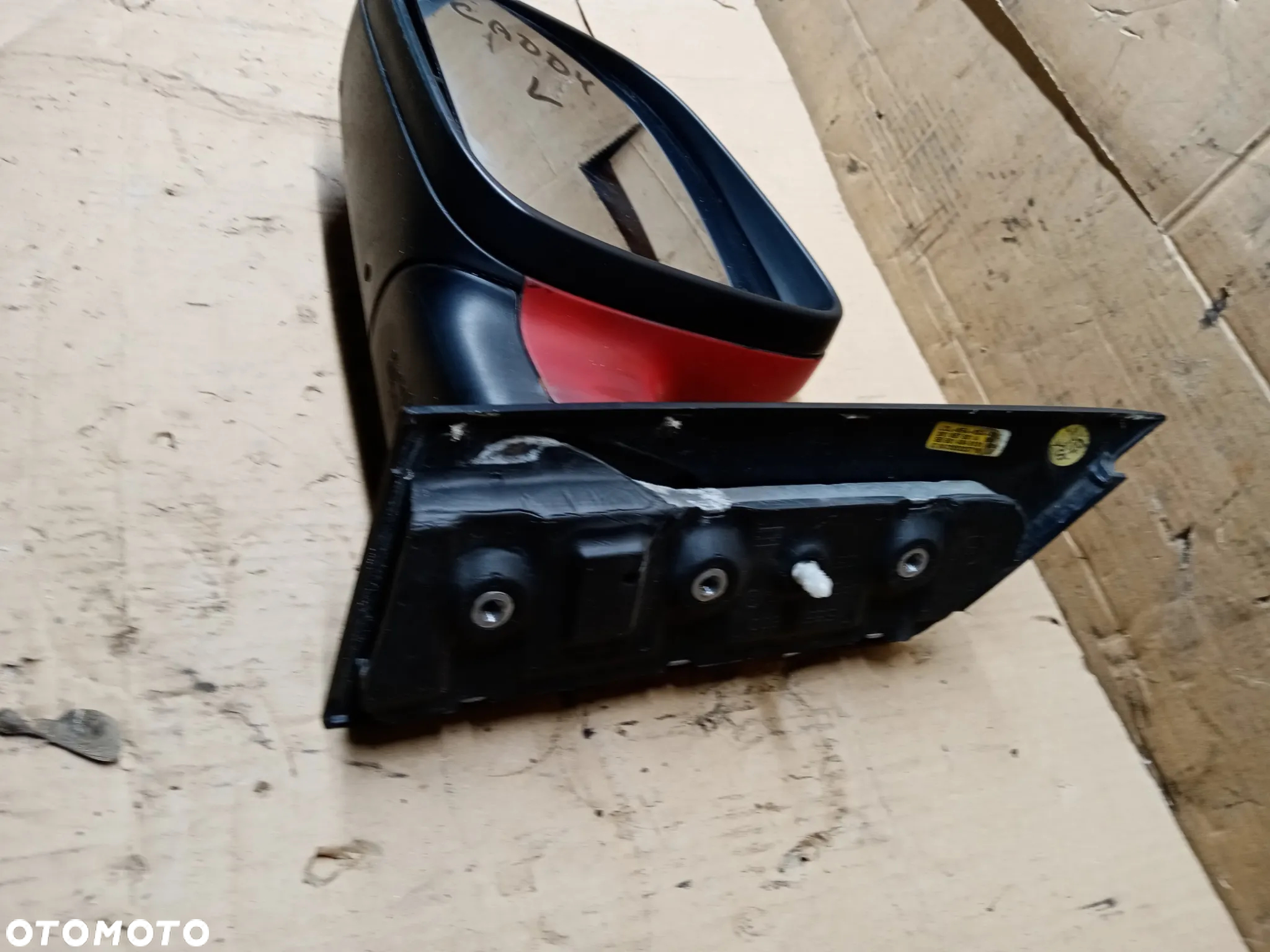 Lusterko zewnętrzne lewe manualne Europa VW Caddy III 2K1857501A - 6