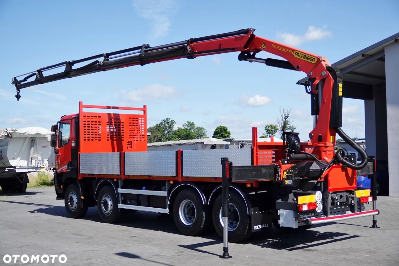 Renault C 430 / 8x4 / SKRZYNIOWY 7 M + HDS PALFINGER PK 2300-EH / WYSÓW 15 M / PILOT   / ROTATOR / SPROWADZONY - 4