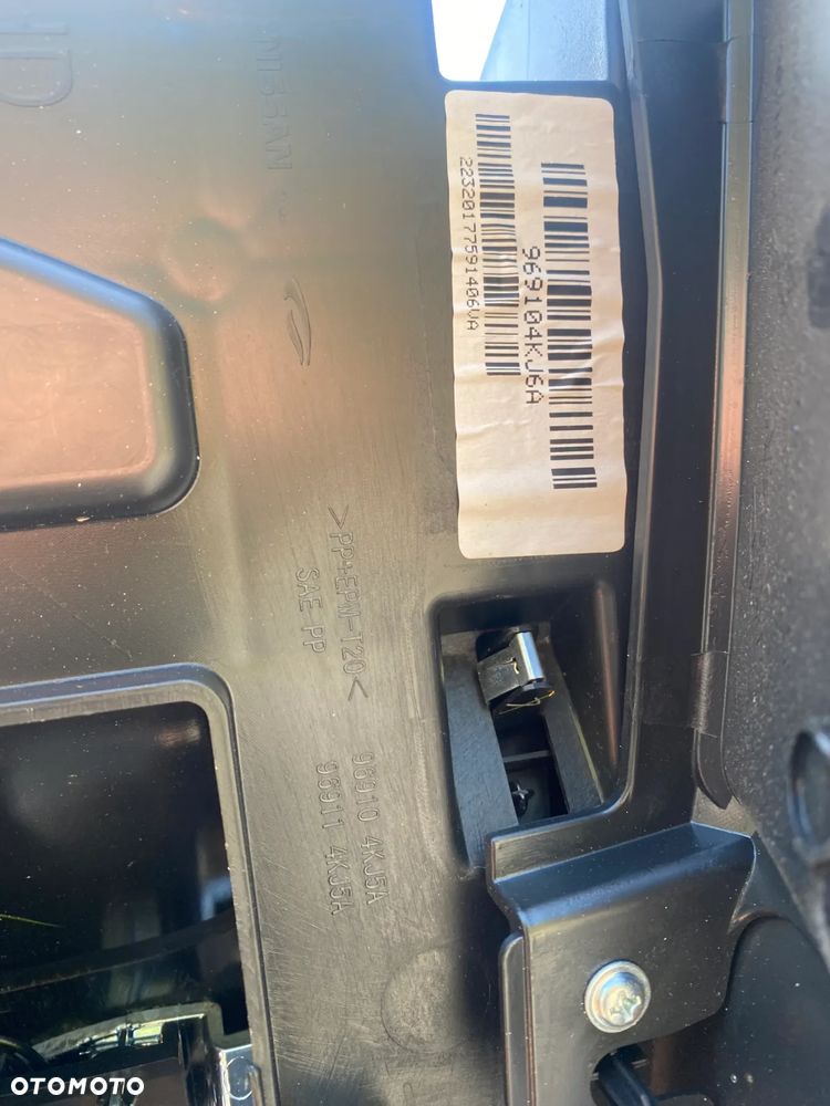 TUNEL ŚRODKOWY SKÓRA AUTOMAT NISSAN NAVARA NP300 D23 969104KJ6A - 6