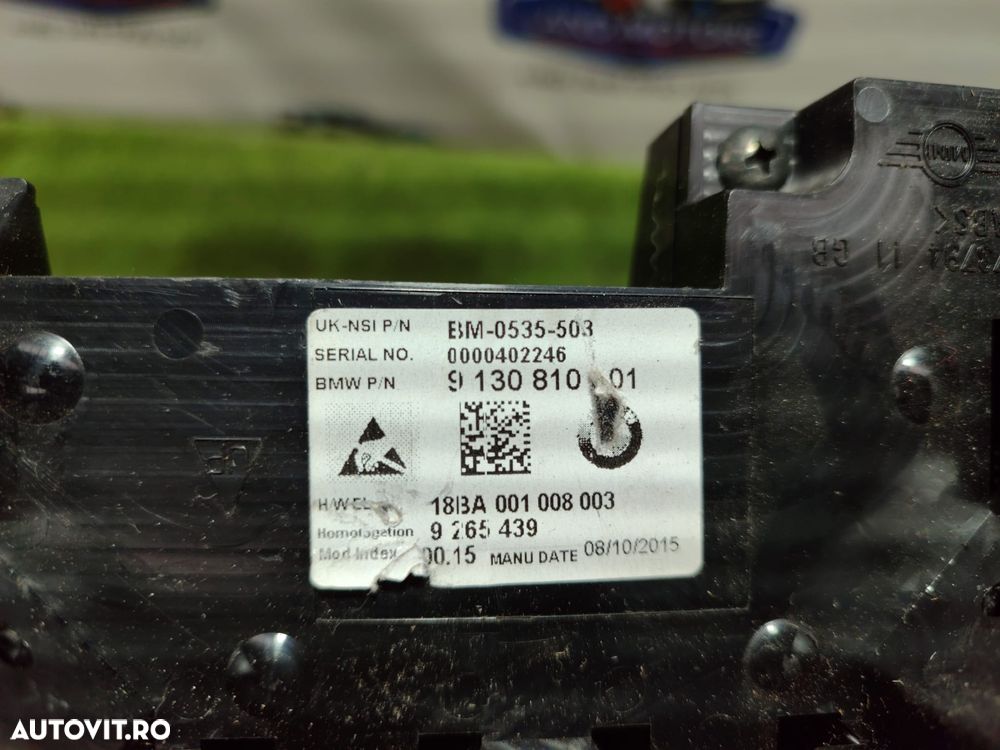 CEAS BORD (3 BUC.) MINI ONE F55  BENZINA 2015 Hatchback COD OEM 67379411 / 913081001/ 6843995-01  / 2014-2020 - 8