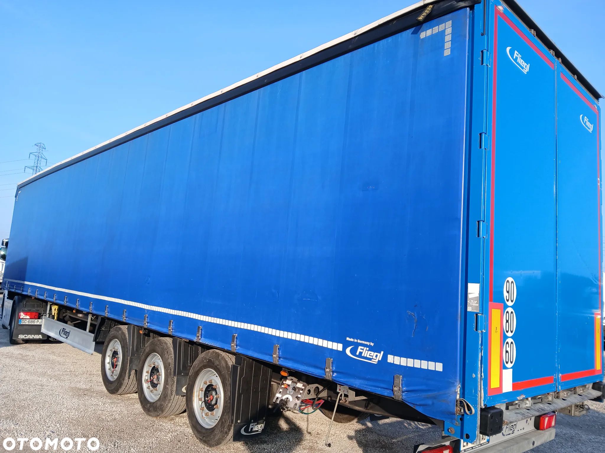 Fliegl Firanka, 2 unoszone, Alu, Sprowadzona - 1
