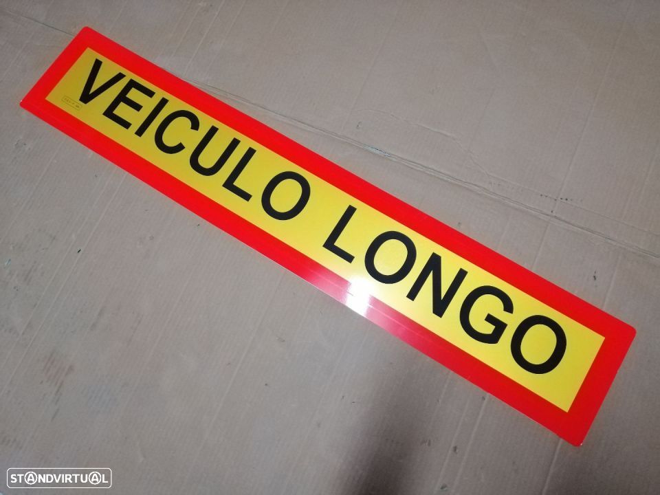 Chapa refletora Veiculo Longo Modelo 4 Semi-reboques NOVA - 1