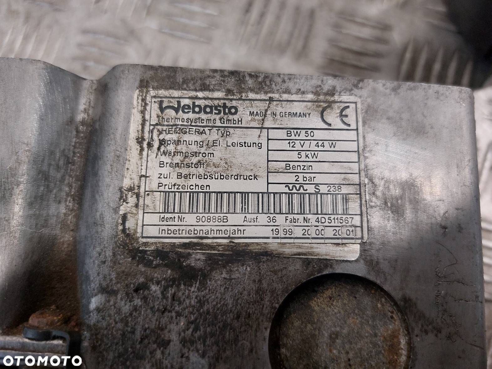 WEBASTO OGRZEWANIE POSTOJOWE KOMPLET VOLKSWAGEN PASSAT B5 2.8 V6 90888B - 7