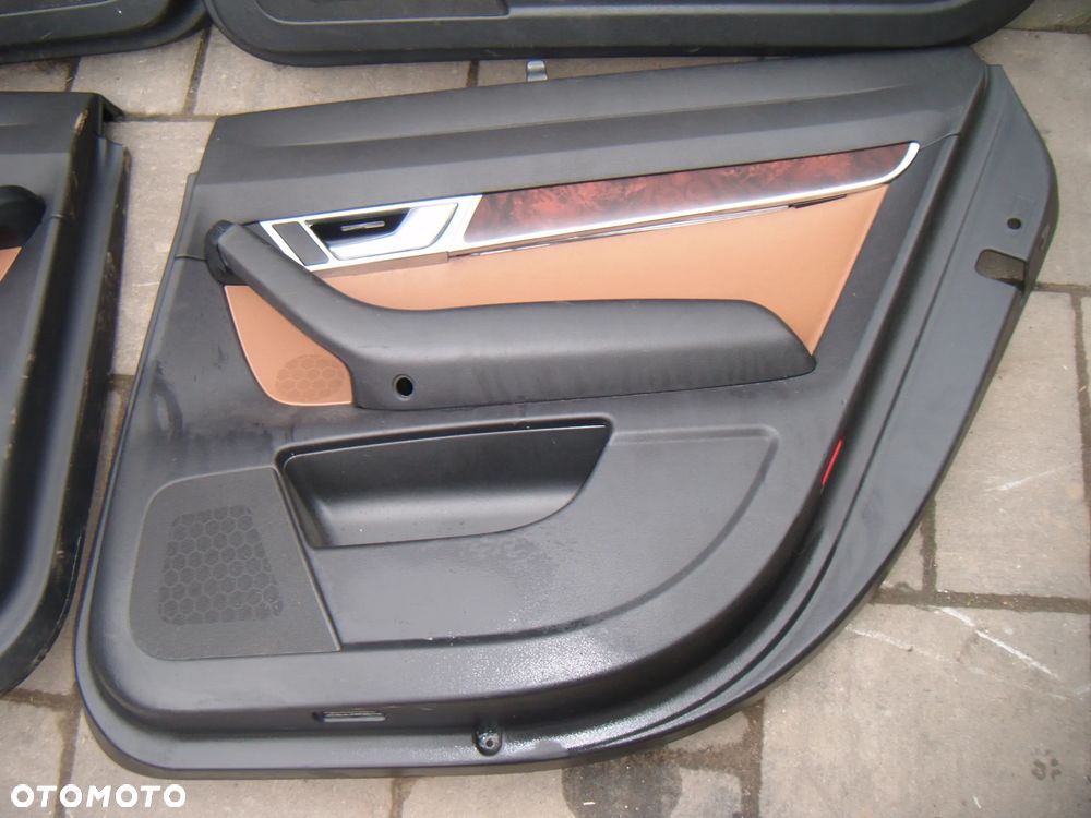 audi a6 c6  kombi komplet skórzanych foteli z boczkami - 9