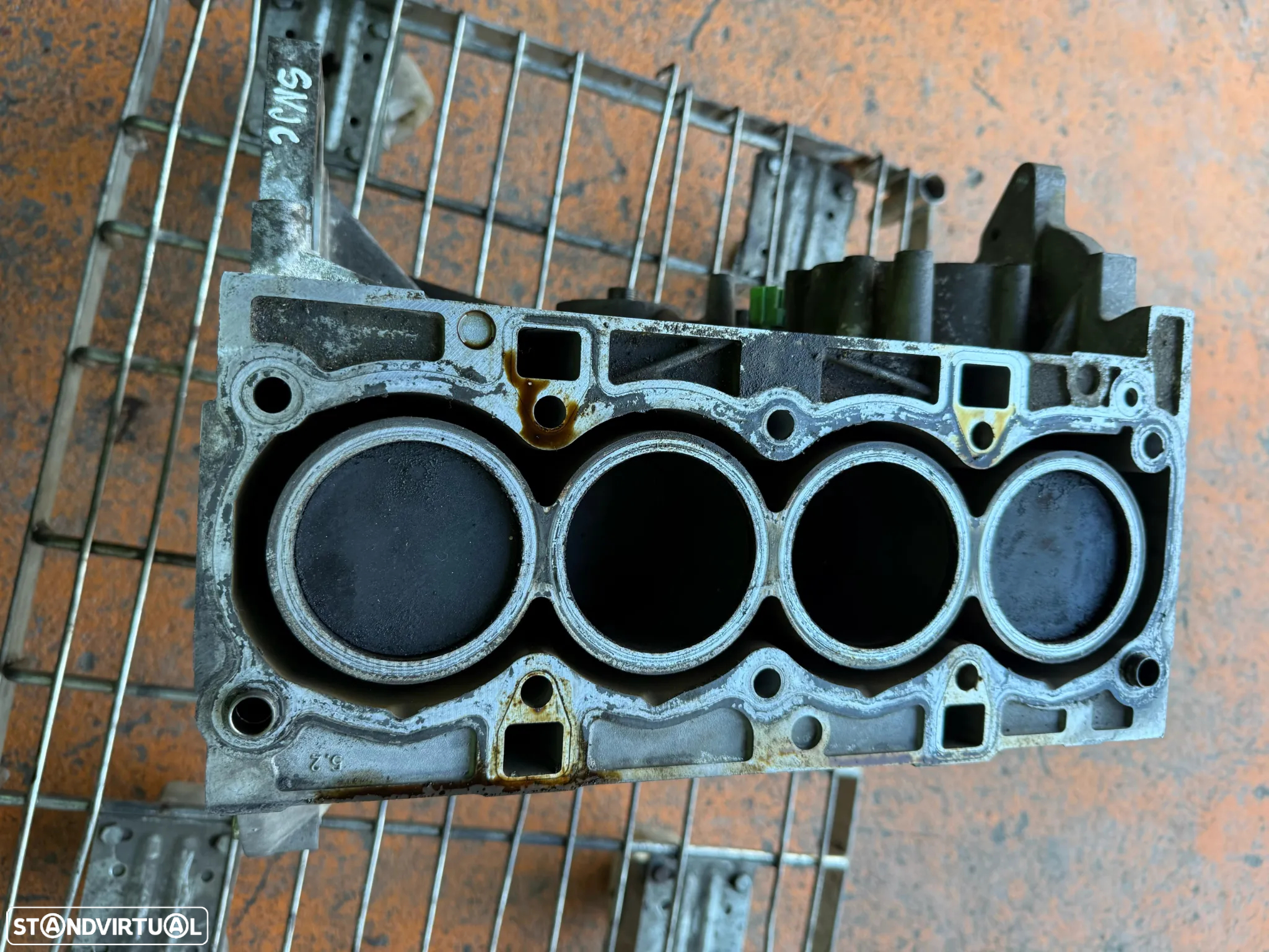 Bloco Do Motor Ford Fiesta VI 1.25i Ref: SNJC - 4
