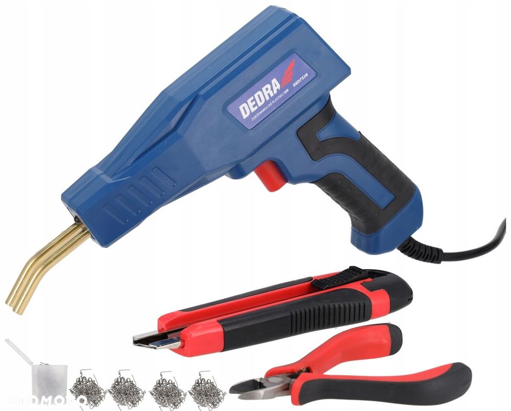 Zgrzewarka do plastiku DEDRA moc 50W max temp. 500 stopni zszywki 4x100 szt - 1