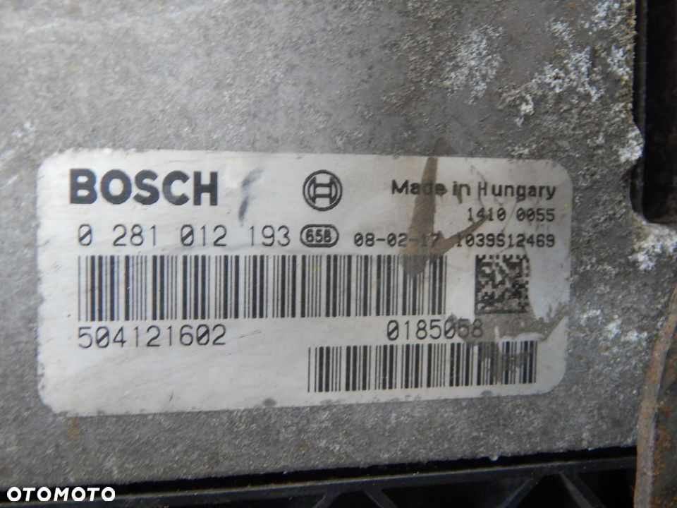 Komputer silnika 0281012193 IVECO Daily 06-13 2.3 3.0 Łuków części - 2