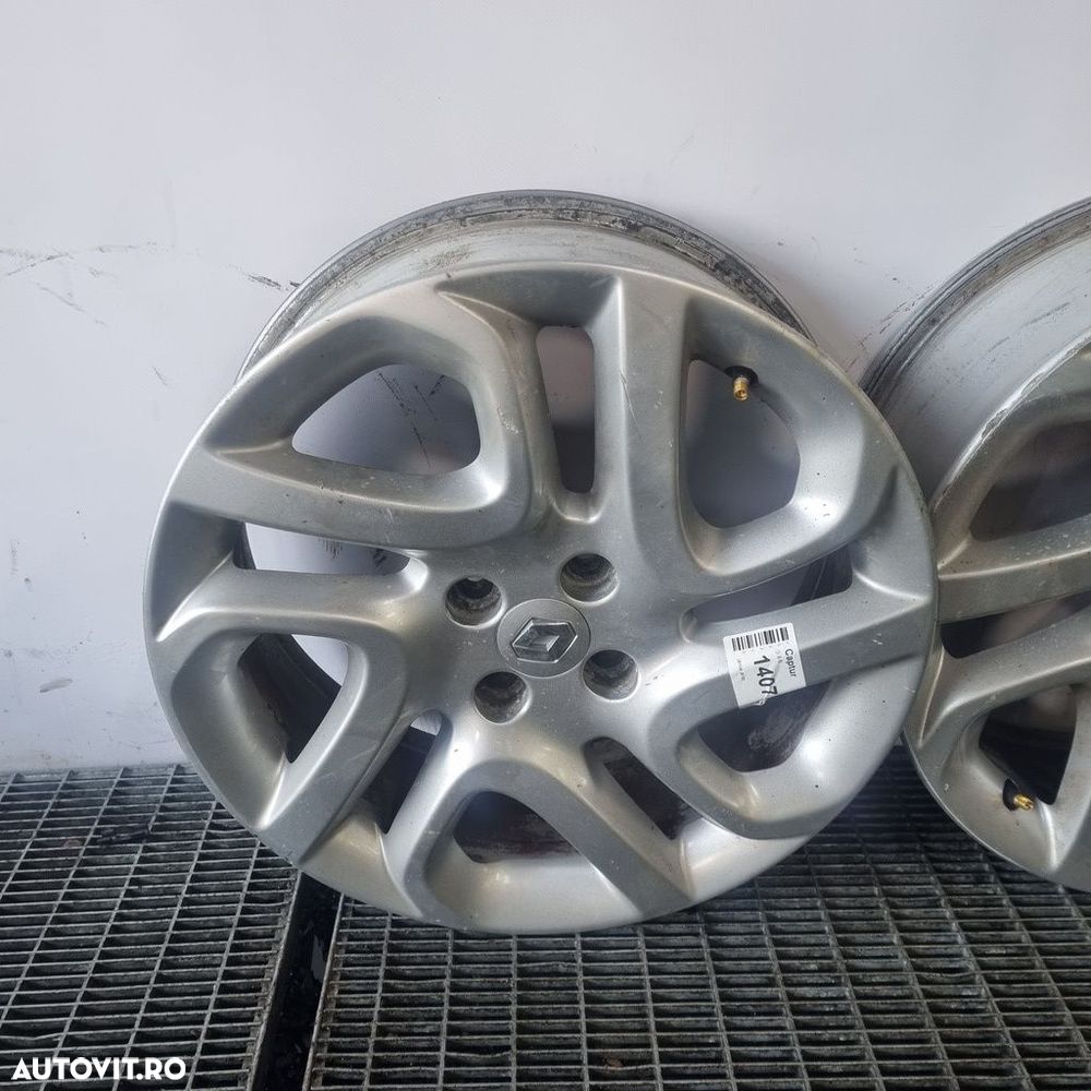 Jante aliaj Renault Captur 2013 - 2017 (1407) R17 4x100 fara et - 2