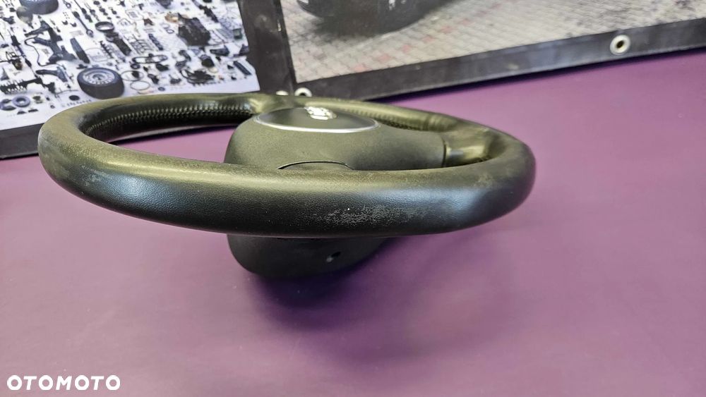 Kierownica Trzy 3 Ramienna Czarna Skóra Soul Air Bag Poduszka Kabel Wtyczka AUDI A4 B6 B7 - 12