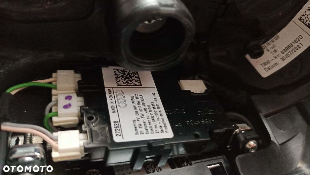 Nowa oryginalna kierownica Audi RSQ8 RSQ7 alcantara  łopatki multi - 7