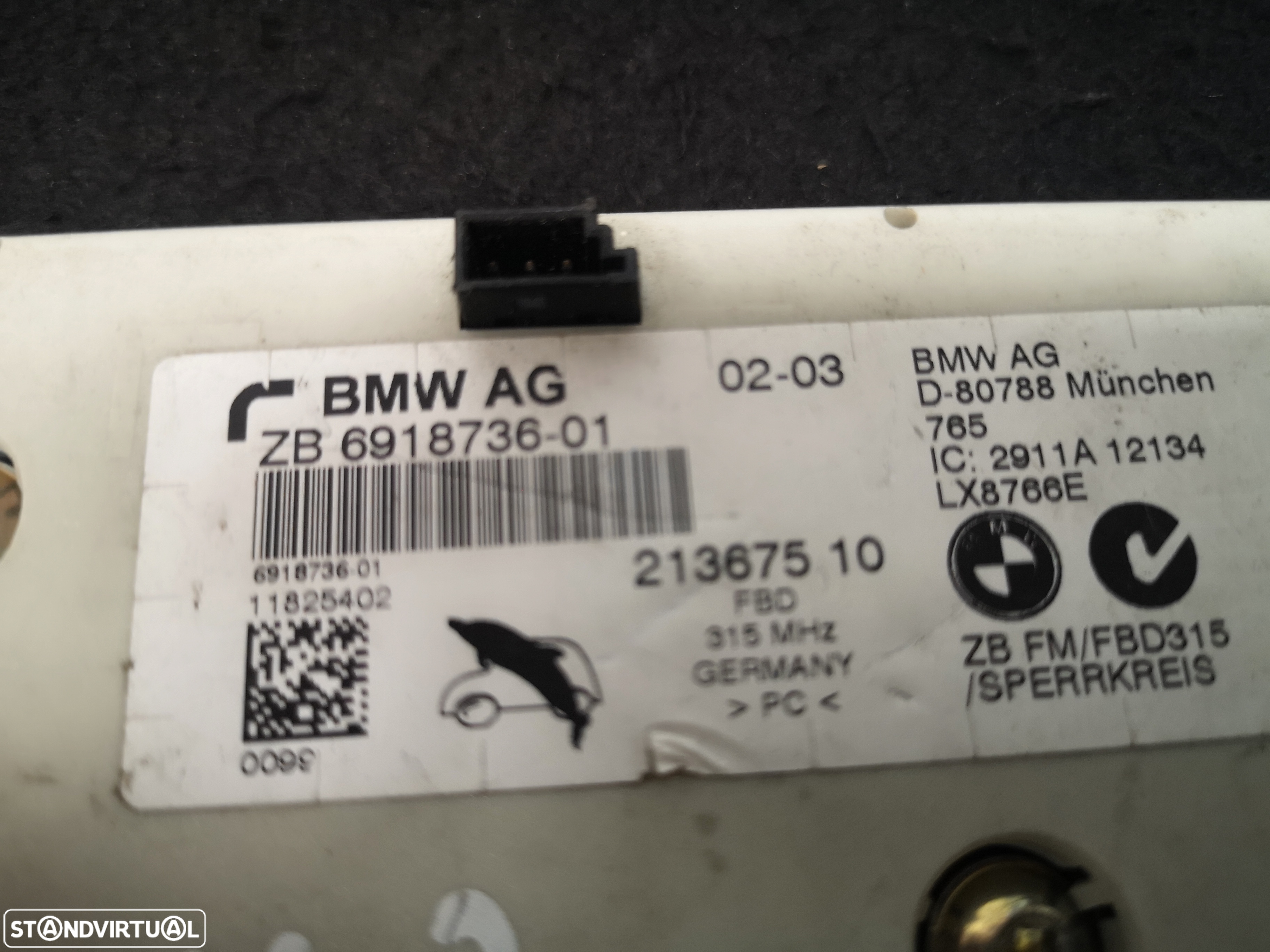 Antena amplificador bmw ser7 e65 e66 2001-2008 - 4
