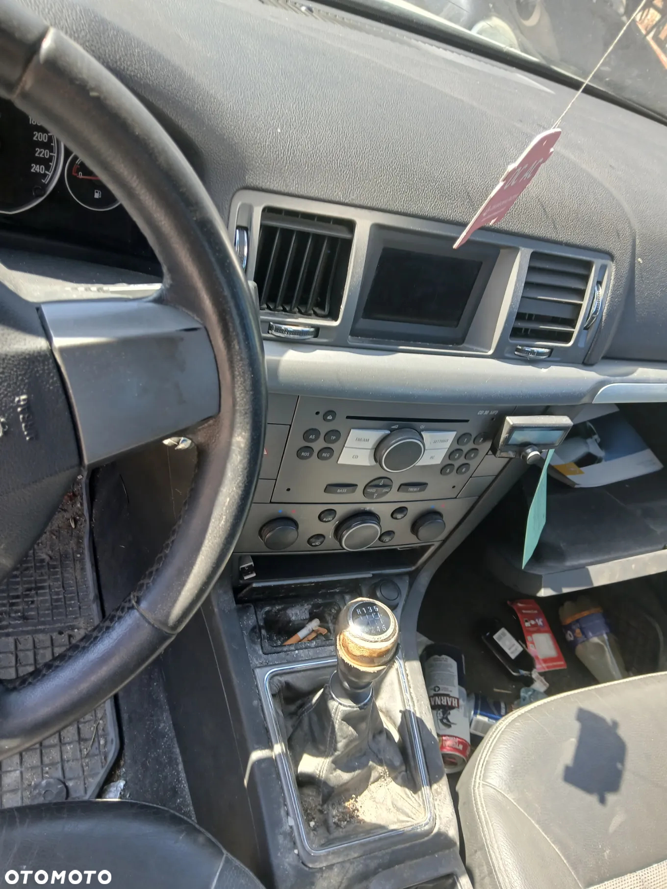 opel vectra C lift Z474 kombi fotel fotele kanapa deska kokpit podsufitka boczek boczki klamka - 5