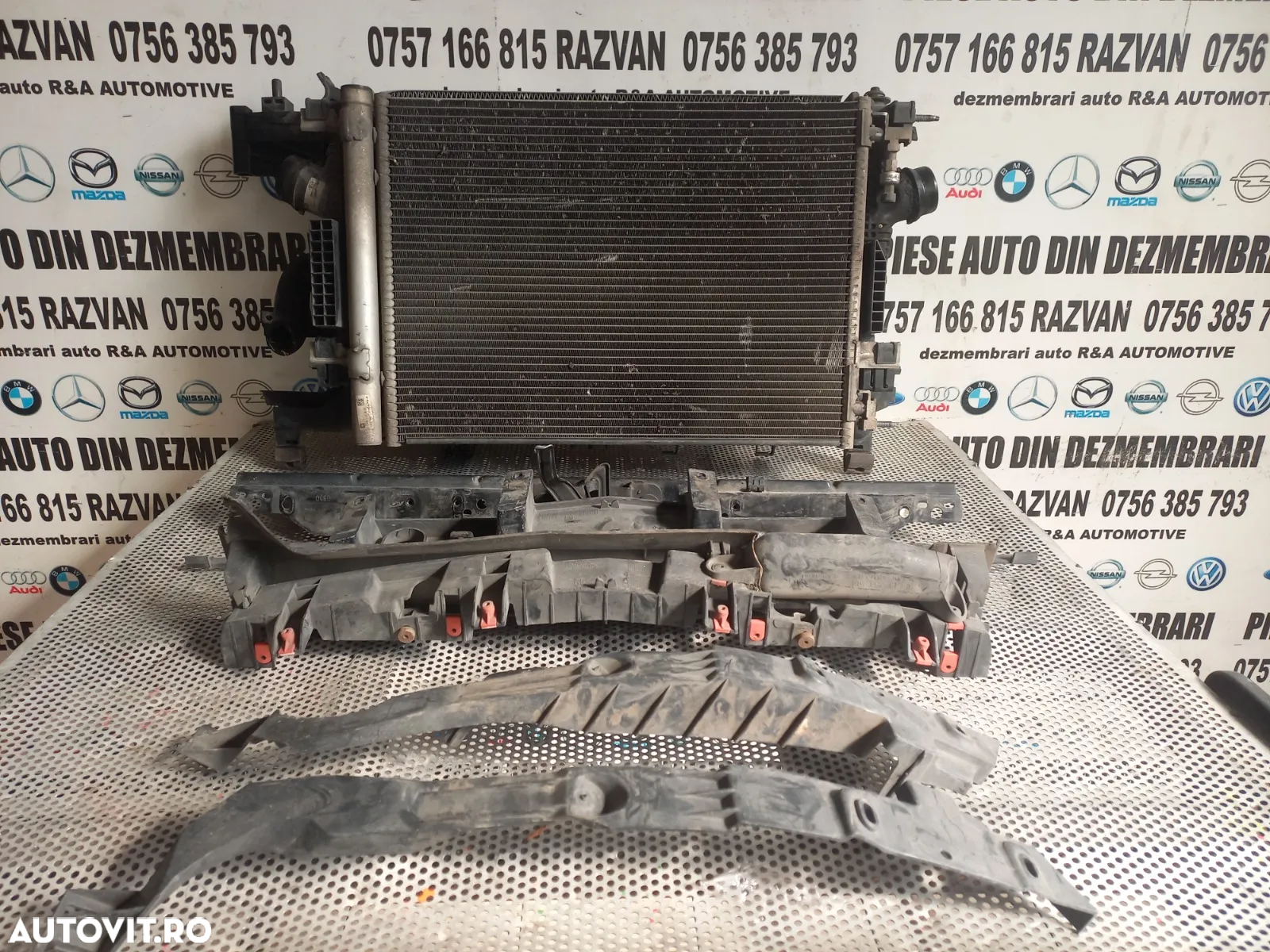 Trager Calandru Fata Grup Radiatoare Radiator Apa Clima Termocupla Electroventilator Opel Astra J 1 - 3