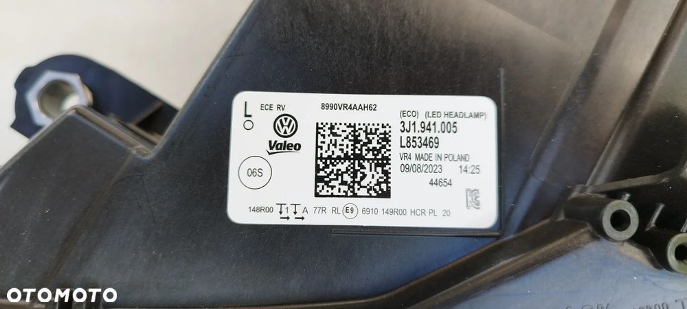 Vw Passat B9 2023- Led Lewa Prawa Nowa Oryginał  3J1941005 3J1941006 - 11