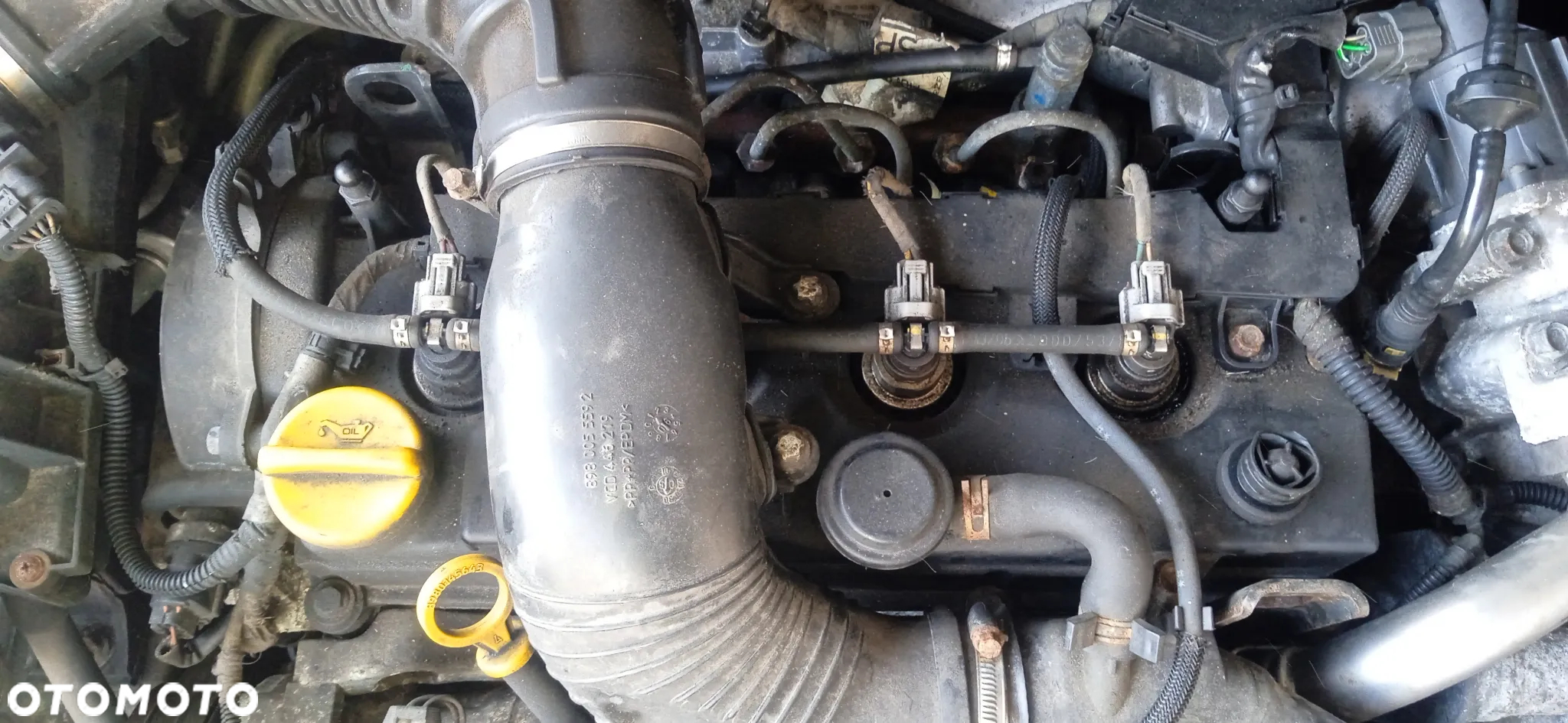 OPEL MERIVA A CORSA D 1,7CDTI Z17DTR silnik wtryski turbina kompletny w aucie do odpalenia MERIVA ZAFIRA ASTRA - 2