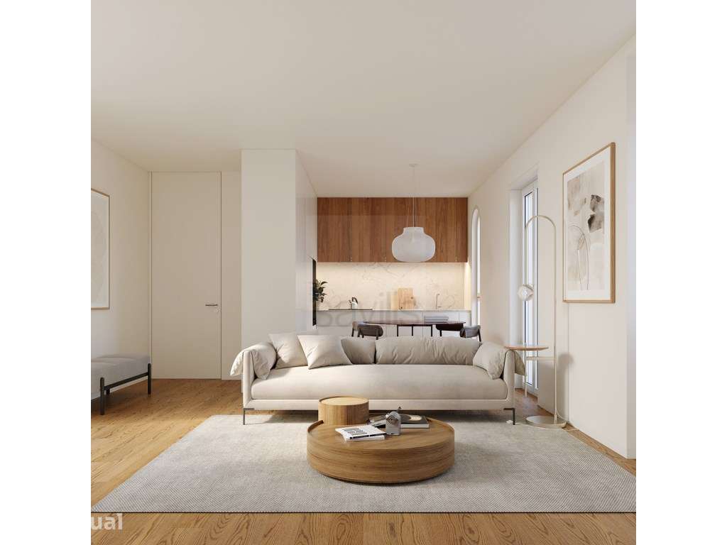 Apartamento T2 duplex com varanda e garagem no centro do Porto - Grande imagem: 4/12