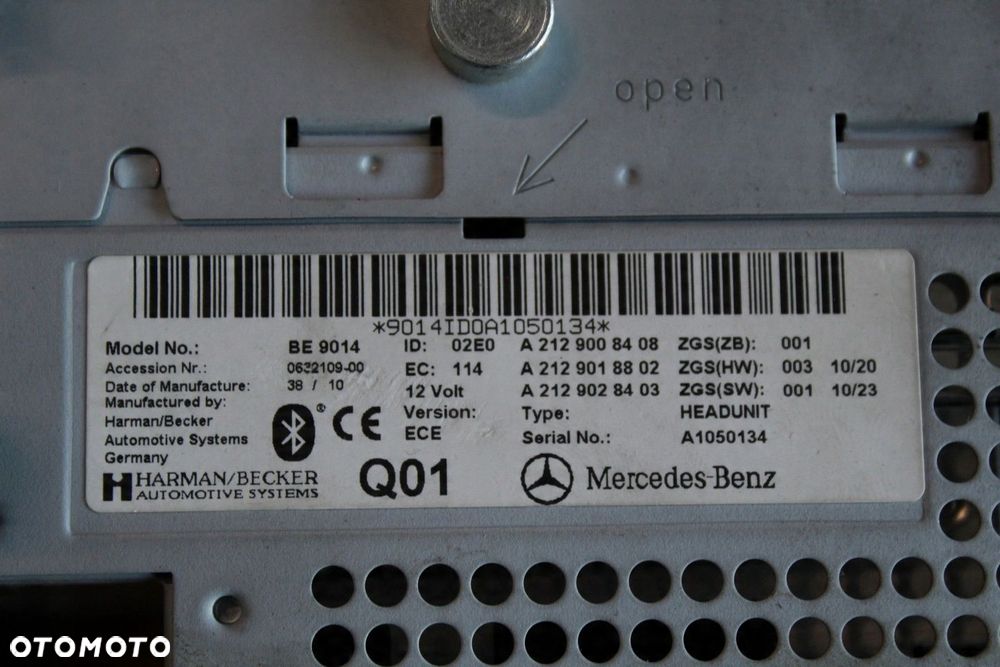 RADIO CD NAWIGACJA MERCEDES W212 A2129008408 A2129018802 A2129028403 - 4