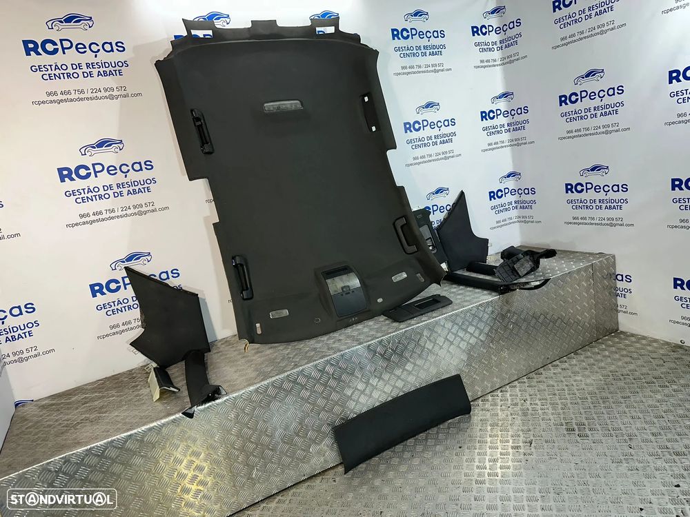 .Conjunto Interior Tecto Cúpula Preto Original Audi A3 8P Sline 3 Portas 2003 - 2013 - 3