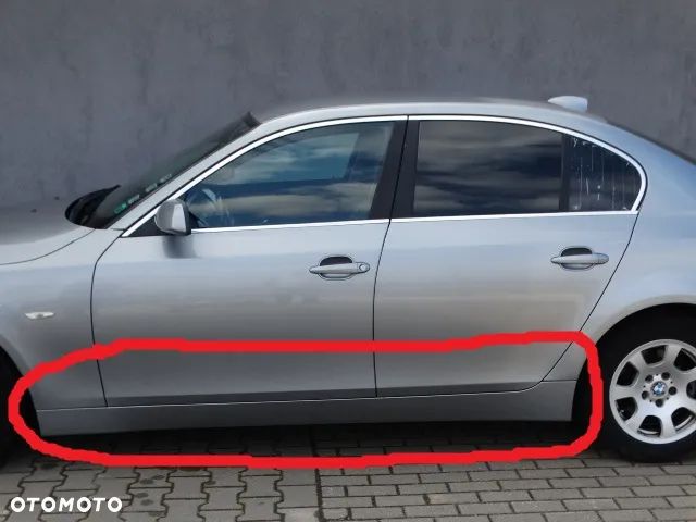 BMW 5 E60 Europa Próg Słupek Nadkole Rant Lewy Prawy A08/7 SILBERGRAU - 1