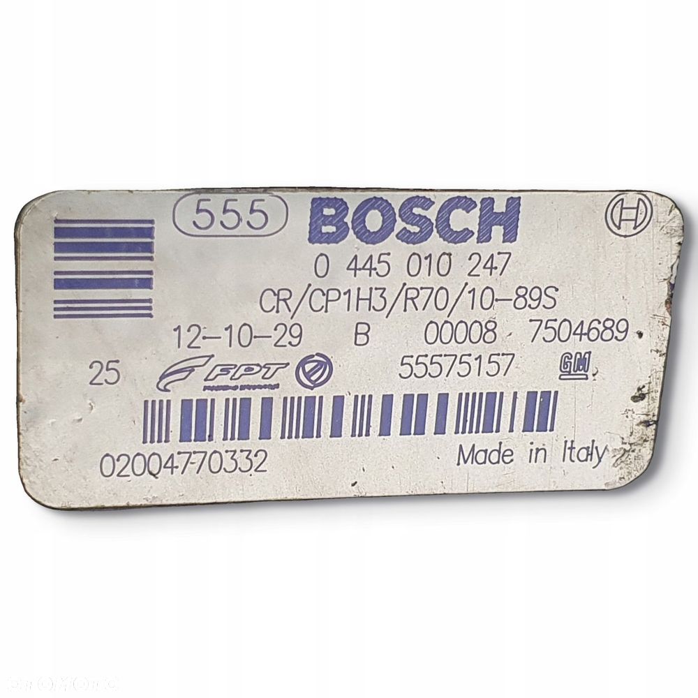 POMPA WTRYSKOWA Opel Corsa D 1.3 CDTI 0445010247 55575157 - 2