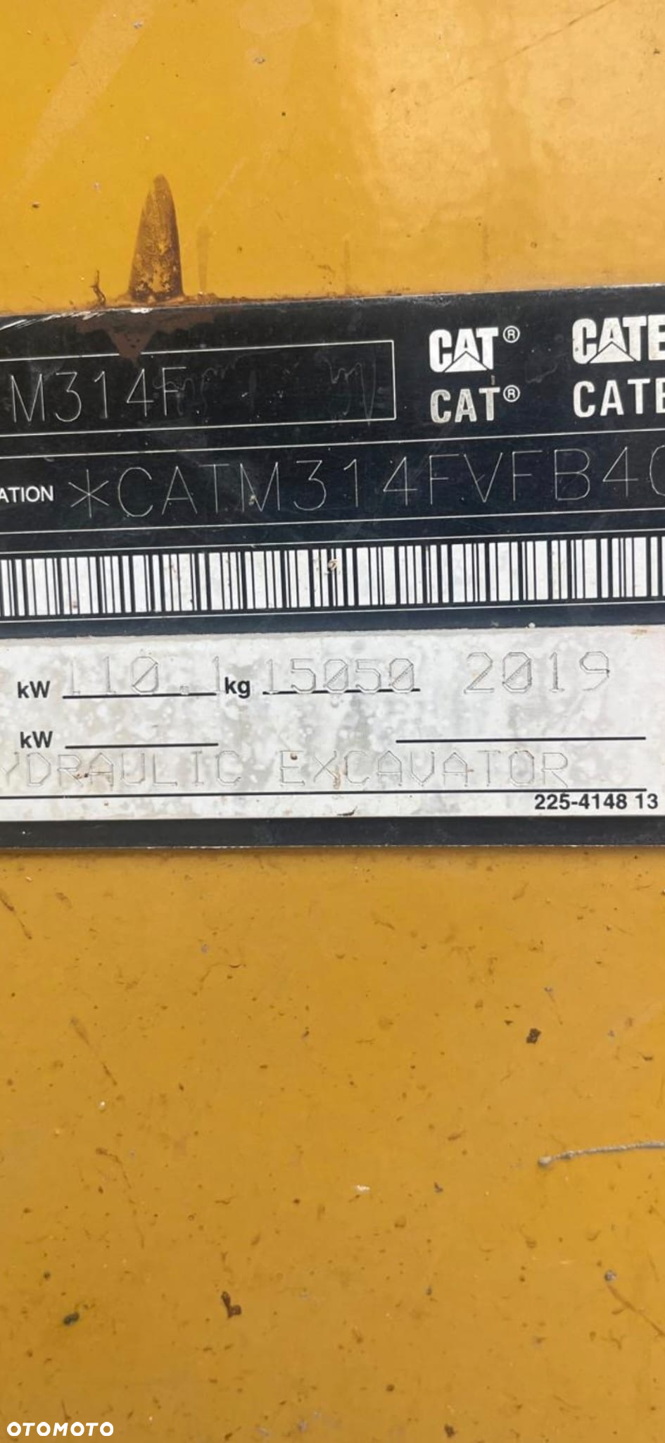 Caterpillar M314F CAT 315 316 318 ROK 2019 3400h - 4