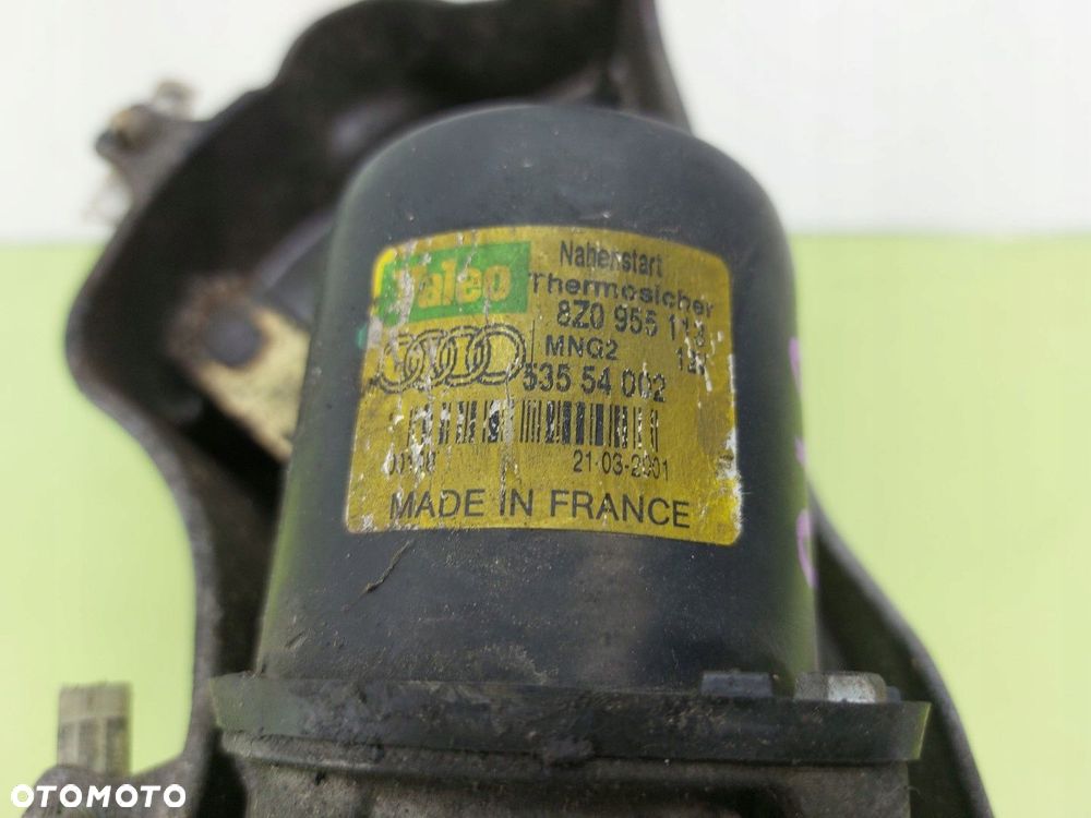 Mechanizm wycieraczek silniczek Audi A2 1999-2005 8Z1955023 8Z0955113 - 8