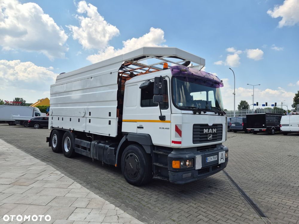 MAN FE 28.460 6X4 / WUKO / ASENIZACYJNY / ASSMANN / RECYKLING / 7000L + 1700L / NIE RDZEWKA BECZKA / SERWISOWANY / SOLIDNA ZABUDOWA / CZYSZCZENIE KANALIZACJI - 4