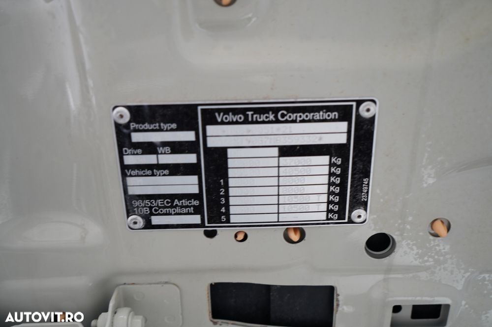 Volvo FMX 460 / 8x4 / BASCULATOR SPATE / MEILLER KIPPER / EURO 6 / - 38