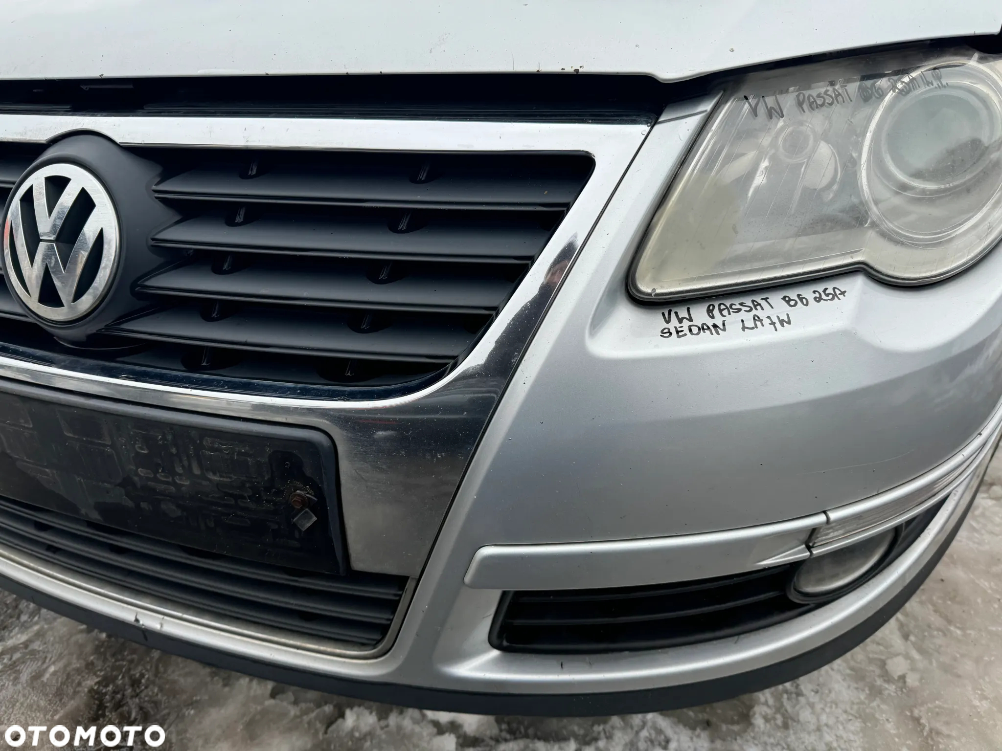 VW PASSAT B6 ZDERZAK PRZÓD PRZEDNI LA7W - 8