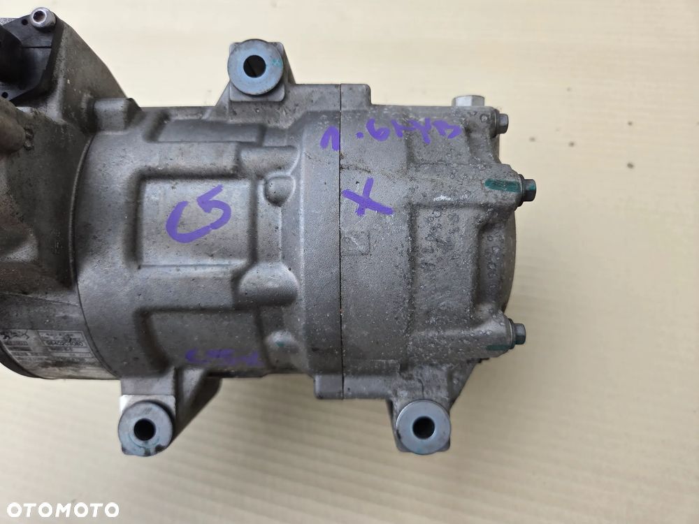 Sprężarka klimatyzacji kompresor Citroen C5X 1.6 Hybryda  9840203080 - 2