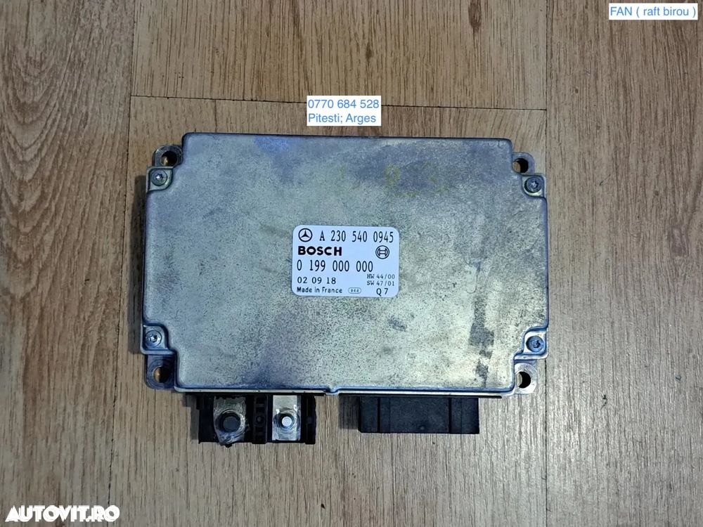 Unitate calculator modul stabilizare baterie original mercedes R230 SL-class SL500 SL550 SL55 SL600 2001-2008 - 1