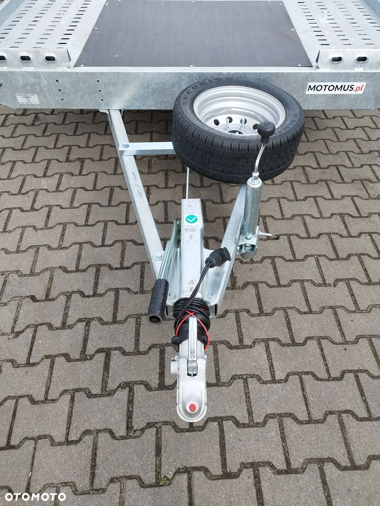 Niewiadów Laweta Niewiadów Mars SM 4,5x2,1m płaska wypełniona sklejką DMC 2700kg 2 osie koła 195R13C spawana rama mocna - 2