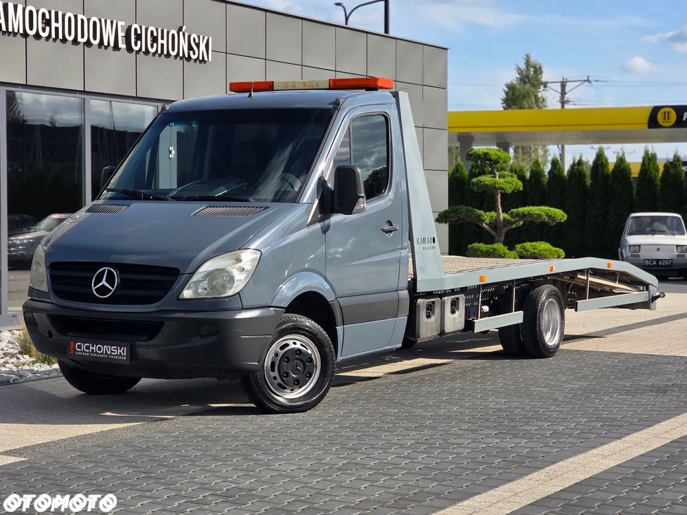 Mercedes-Benz Mercedes-Benz SPRINTER 515 CDi Autolaweta Holownik Pomoc Drogowa Na Bliźniaku Długi Najazd Auto Serwisowane z Polskiego Salonu Wyjątkowo ładny i Zadbany Samochód - 3