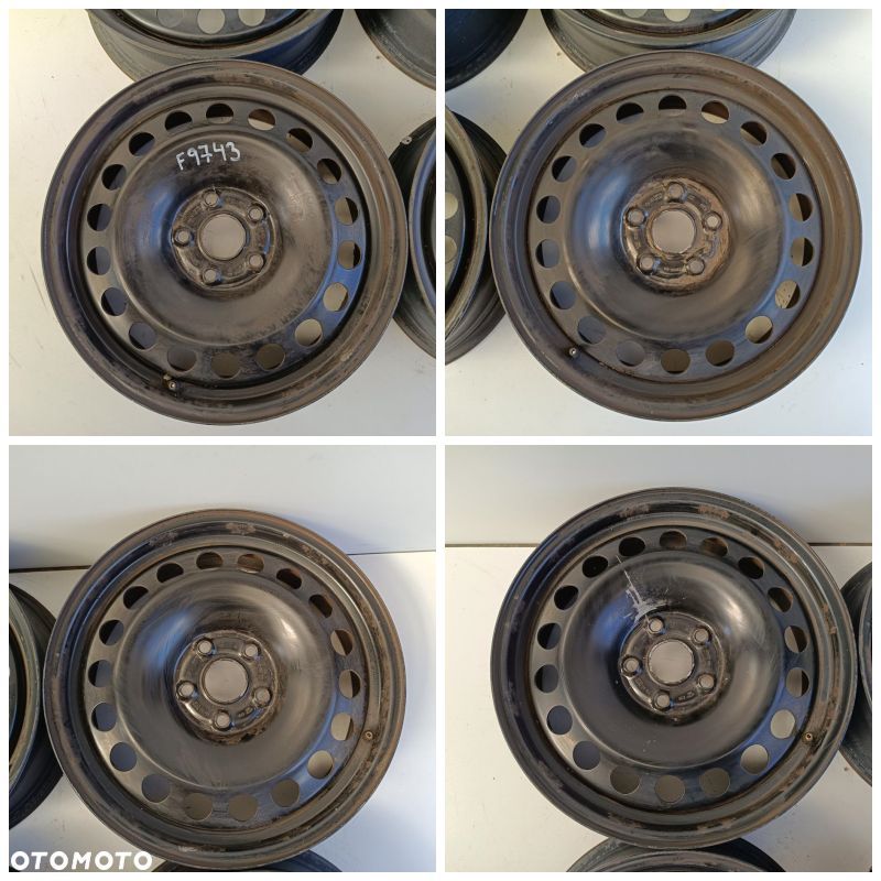 FELGI 5x112 17 AUDI Q3 + Kołpaki 5QF601025 J/K 4szt (F9743) - 4