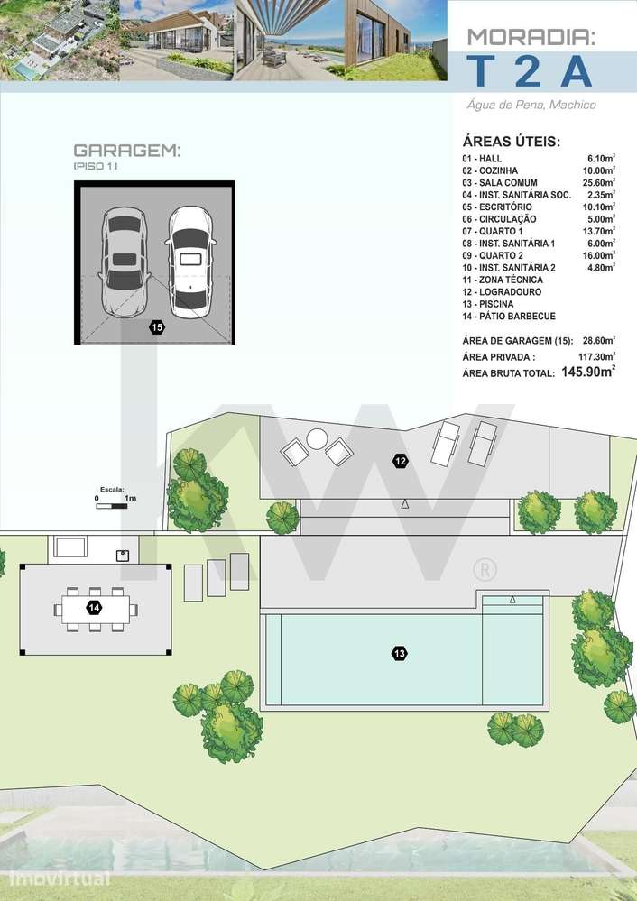 Moradia T2+1  Moderna em Agua de pena - Machico - Grande imagem: 5/28