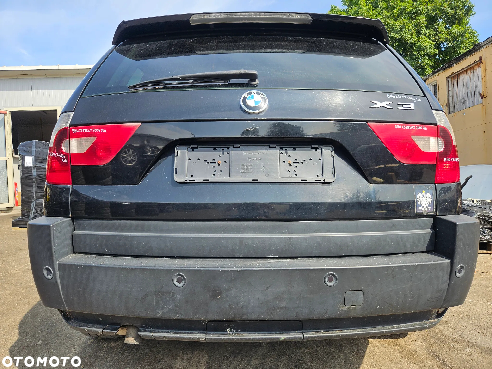BMW X3 E83 KLAPA BAGAŻNIKA 668/9 - 16