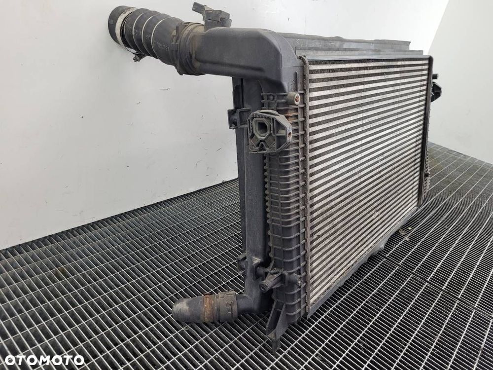 PAS KOMPLET CHŁODNIC WENTYLATOR INTERCOOLER WODY GOLF V 1.9 TDI 105KM - 3