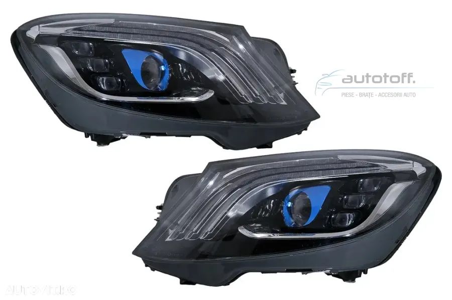 Faruri Full LED Mercedes S-Class W222 Semnal Dinamic (2013-2017) Facelift Design - 1