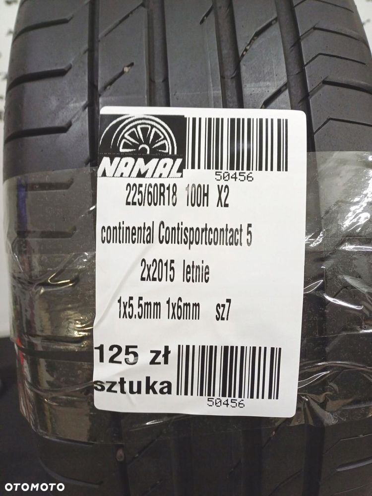 225/60R18 continental opony letnie 6mm 50456 - 8
