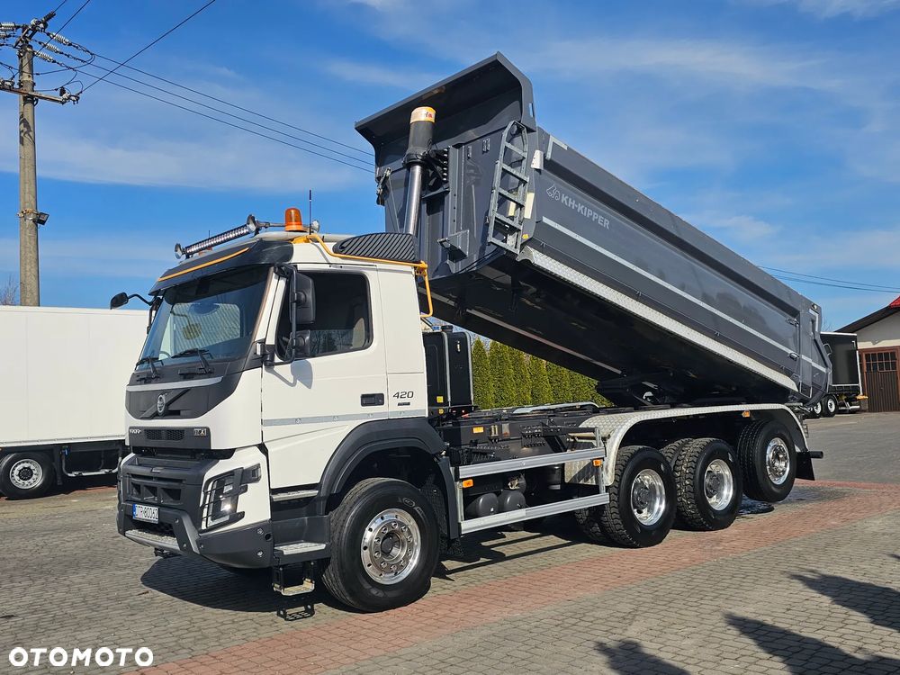 Volvo FMX 420 WYWROTKA 8X4 KH-KIPPER OŚ PODN.I SKRĘTNA! - 1