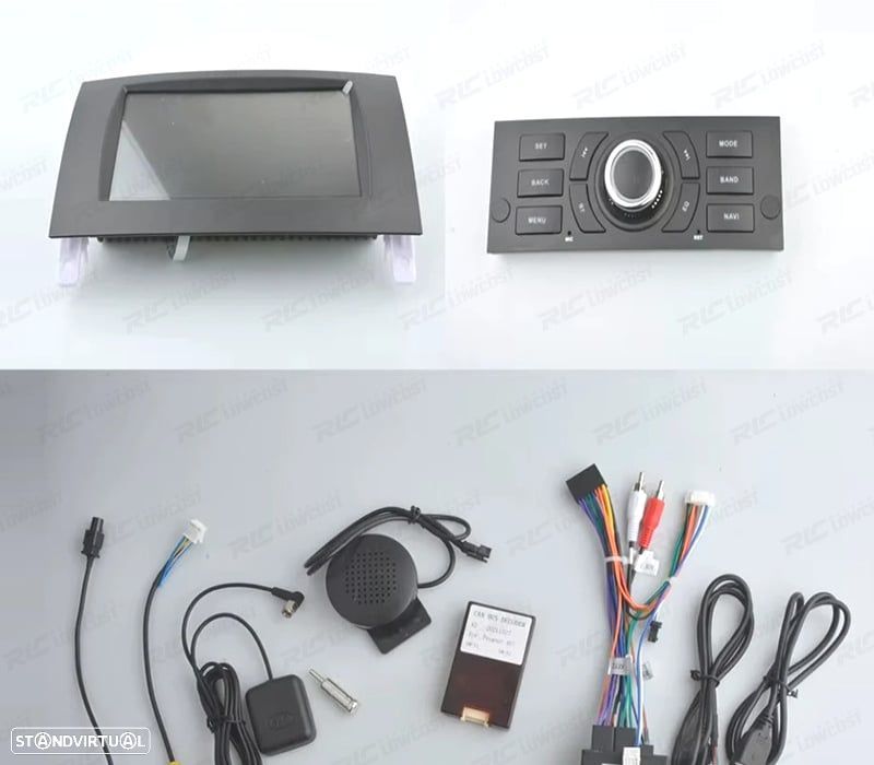 AUTO RÁDIO GPS 7" ANDROID 14 PARA PEUGEOT 407 04 – 10 - 1