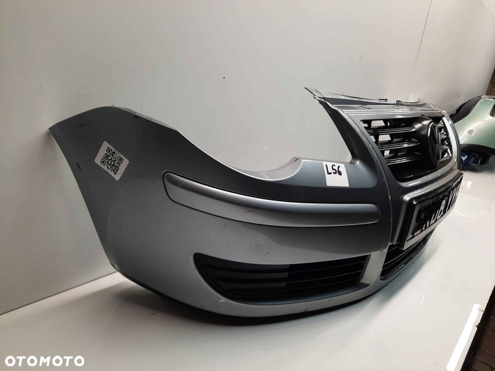 } :ZDERZAK PRZÓD PRZEDNI VW VOLKSWAGEN POLO 9N3 LIFT FL LA7W SREBRNY - 5