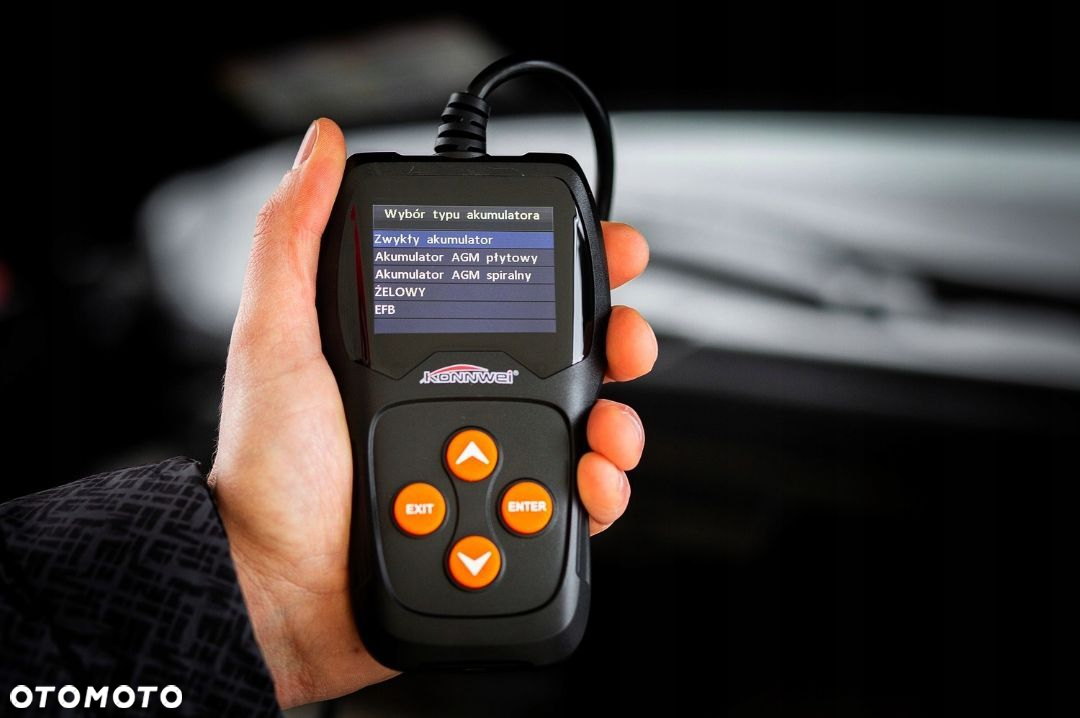 Tester do baterii akumulatorów 12V KONNWEI KW600 - 14