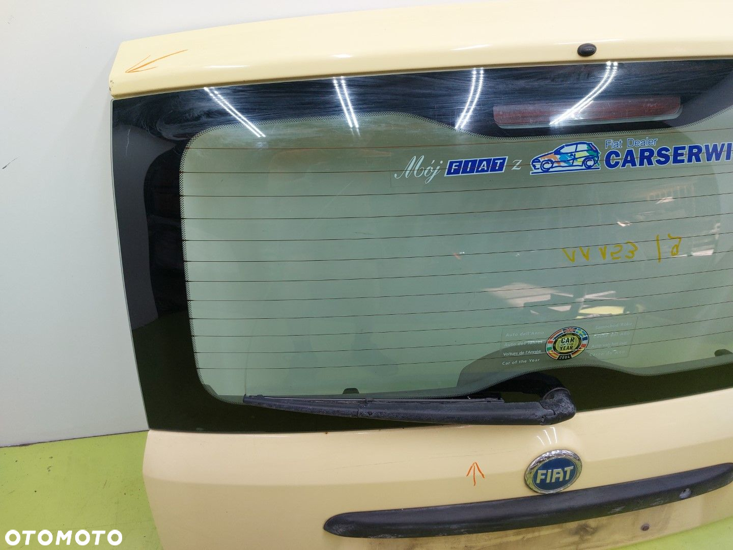 Klapa tył tylna SZYBA Fiat Panda II 2003-2013R KOD LAKIERU 541 - 5