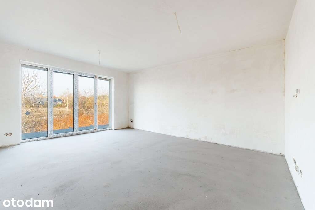 3 pokoje w stanie deweloperskim + poddasze 50 m2