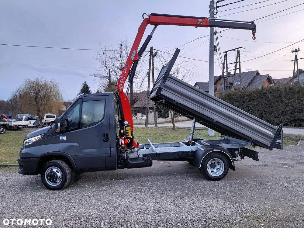 Iveco 50c16 50c18 dmc 3,5t silnik 3.0 HDS dzwig żuraw FASSI f40 WYWROTKA kiper skrzynia - NOWY- Polski salon - 4