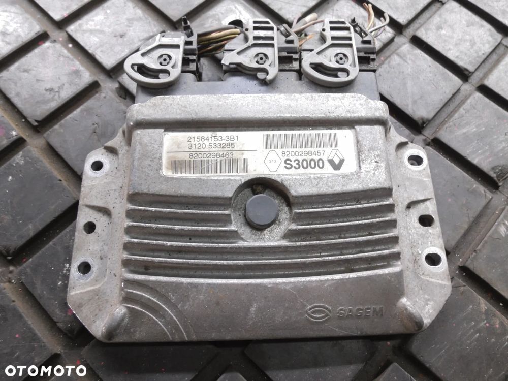 STEROWNIK SILNIKA RENAULT SCENIC II 1.6 16V 8200298457 8200298463 - 1