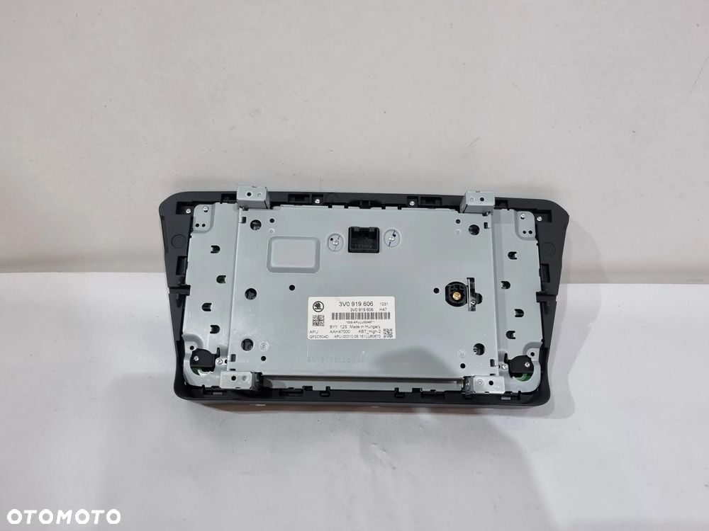 SKODA SUPERB III RADIO NAWIGACJA WYŚWIETLACZ 3V0919606 - 4